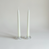 Cereria Graziani Candele Coniche Laccate | Coppia · 25 cm · Avorio