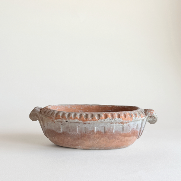 Terracotta Oval Pot, 1950s — L'Officina General Store