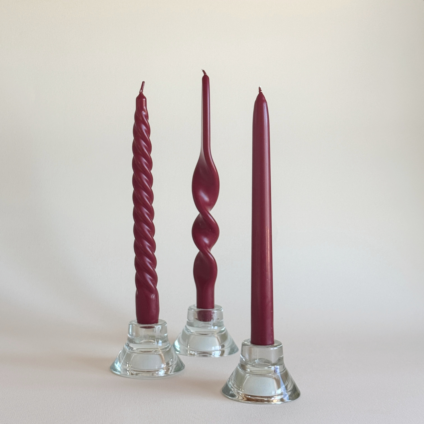 Cereria Graziani Trio de Bougies Coniques | Bordeaux