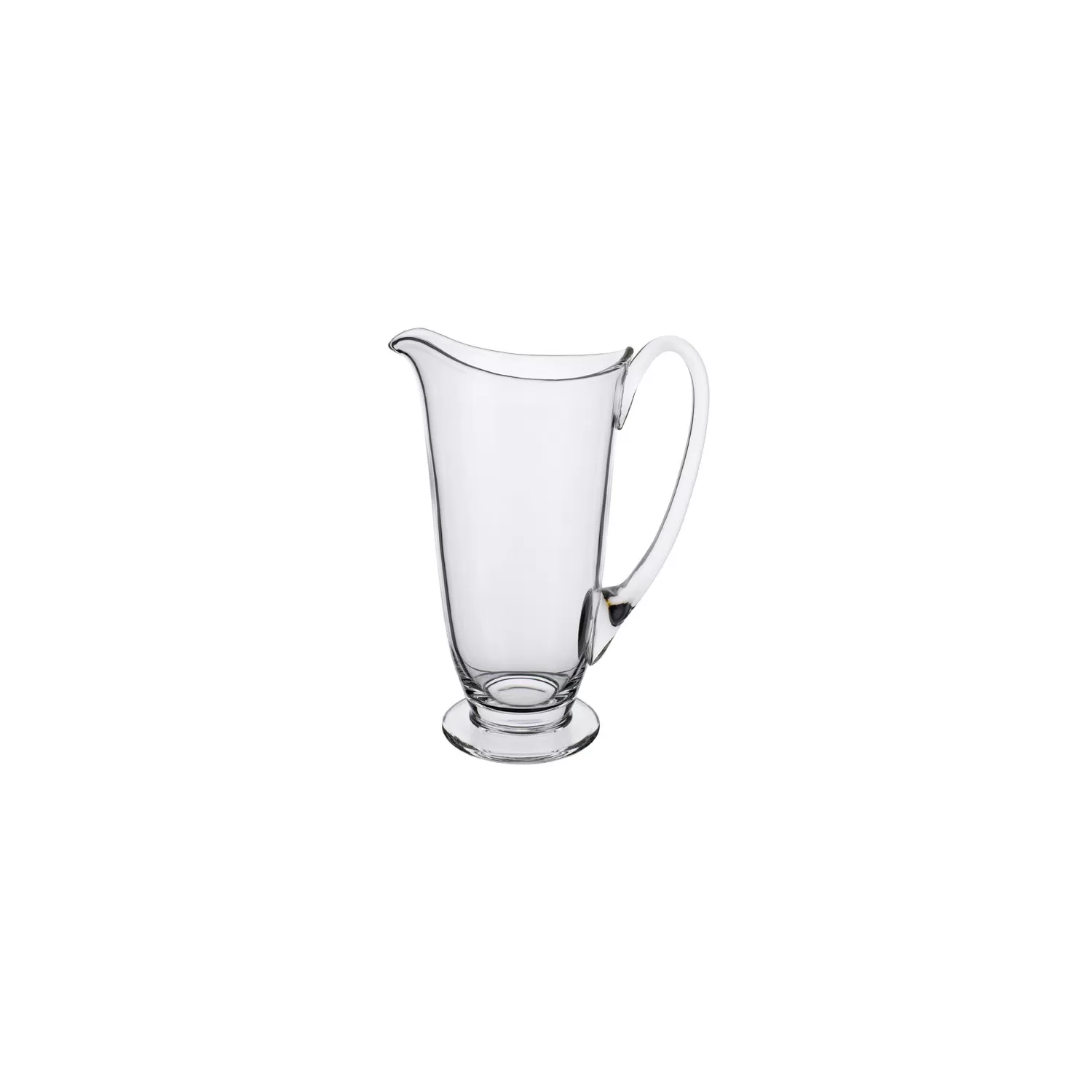 Villeroy & Boch Vinobile crystal carafe with rounded body and drip-free neck, 1L capacity for water or juice
