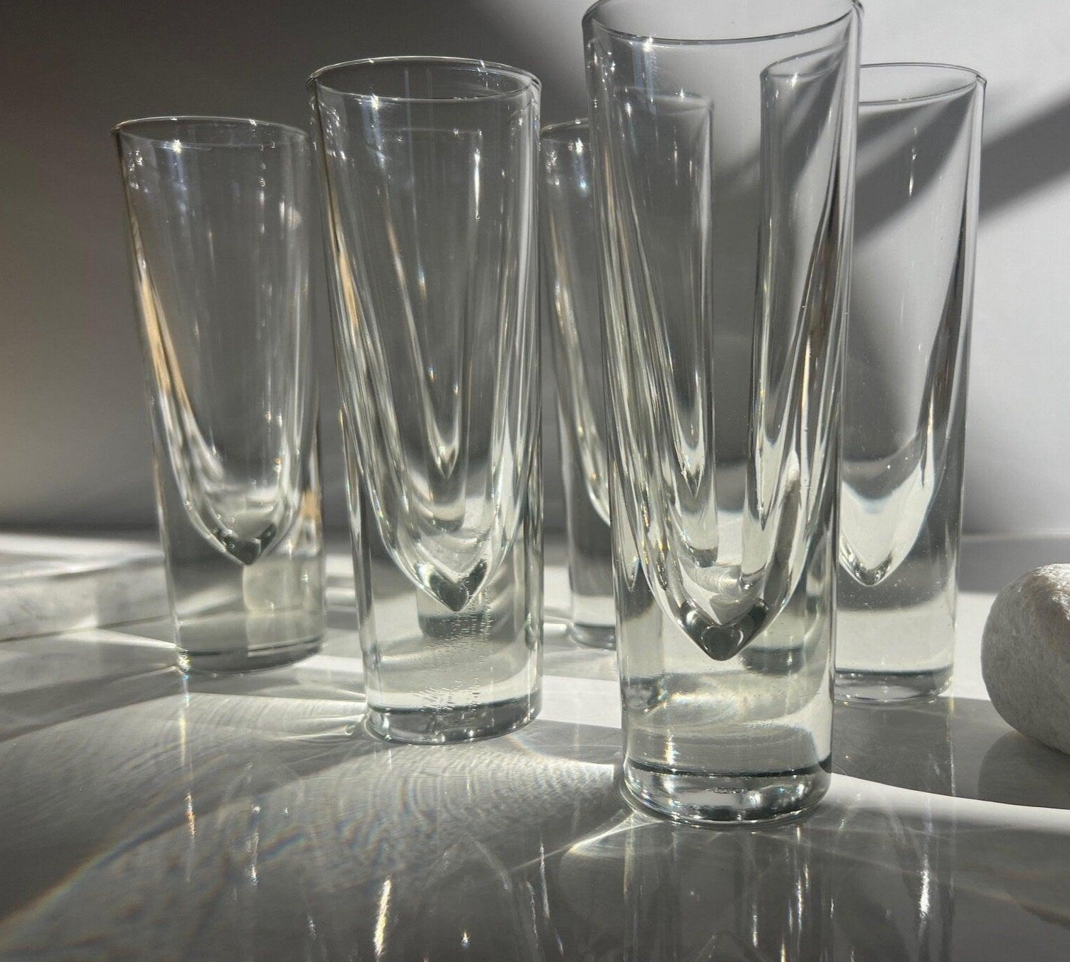Borgonovo I HIGHBALL GLASSES I Crystal Brunch glasses - L'Officina General Store