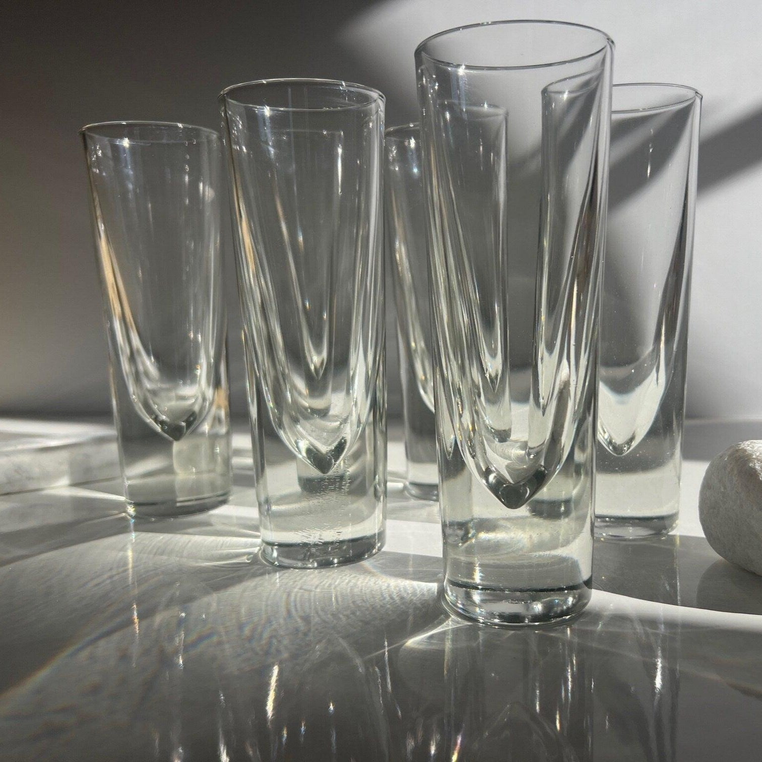 Borgonovo I HIGHBALL GLASSES I Crystal Brunch glasses - L'Officina General Store