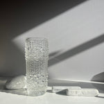 70s Glass Candle Wax Vase - L'Officina General Store