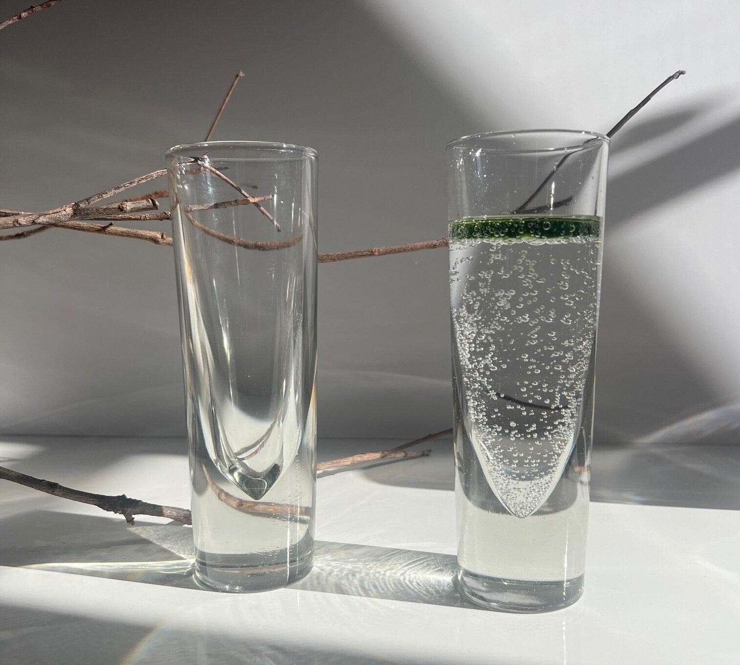 Borgonovo I HIGHBALL GLASSES I Crystal Brunch glasses - L'Officina General Store